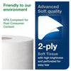 Tork Mini Jumbo Bath Tissue Roll - Toilet Paper Towels with Advanced Soft Quality, Compatible with T2 Tork Dispenser, 12 rolls x 1075, 2-Ply Sheets, Color: White, 11020602