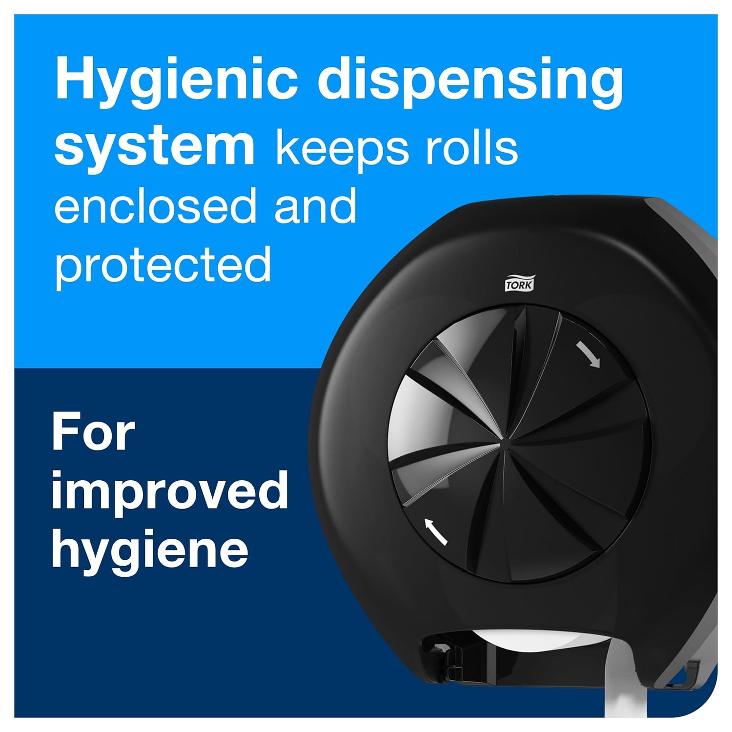 Tork OptiCore Mid-size Toilet Paper Roll White T11, Universal, 2-ply, 36 x 865 sheets, 161990