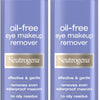 Neutrogena Gentle Oil-Free Eye Makeup Remover & Cleanser for Sensitive Eyes, Non-Greasy Makeup Remover, Removes Waterproof Mascara, Dermatologist & Ophthalmologist Tested, 5.5 fl. oz, 3 Pack