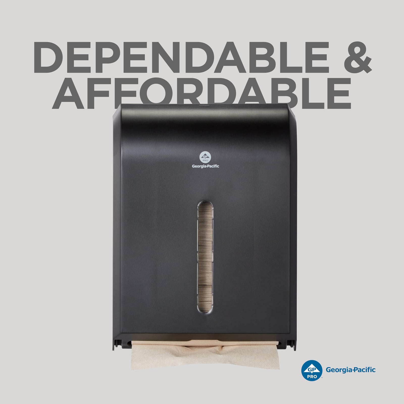 Georgia-Pacific Combi-Fold Paper Towel Dispenser, Black