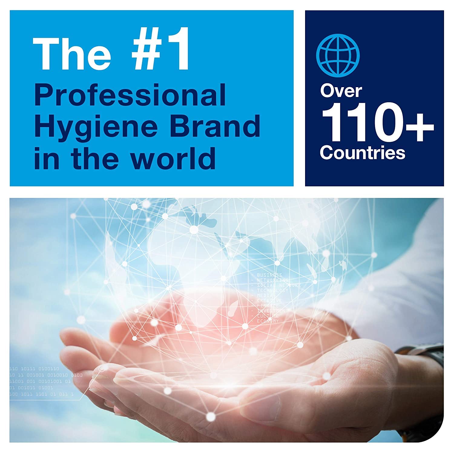 Tork Centerfeed Wall Mounted Dispenser White - M2 + Refill - Centerfeed Hand Towel White, 6 x 600 Sheets