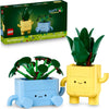 LEGO Botanicals Happy Plants Building Toys - Bedroom or Dorm Room Decor for Girls, Boys, & Adults, Desk or Shelf Display - Stocking Stuffers & Gift for Christmas - 10349
