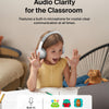 Belkin SoundForm Mini - Wireless Bluetooth Kids Headphones, 30H Battery, 85dB Safe Volume Limit, Built-in Microphone - Toddler On-Ear Earphones for iPhone, iPad, Fire Tablet, Ideal for School - White