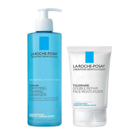 La Roche-Posay Toleriane Purifying Foaming Facial Cleanser, Oil Free Face Wash for Women & Men with Niacinamide + Ceramides, Pore Cleanser Safe For Sensitive Skin, Won’t Dry Out Skin, Soap Free