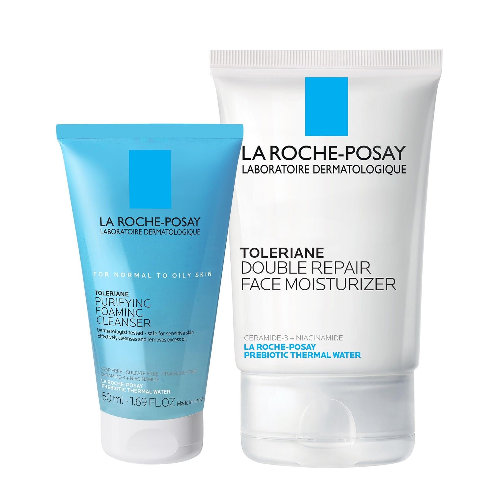 La Roche-Posay Toleriane Double Repair Face Moisturizer, Daily Moisturizer Face Cream with Ceramide & Niacinamide for All Skin Types, Immediate Comfort & Long Lasting Hydration, Fragrance Free