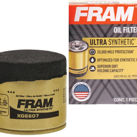 FRAM EG+ PH6607P, 10K Mile Change Automotive Replacement Interval Spin-On Engine Oil Filter for Select Vehicle Models
