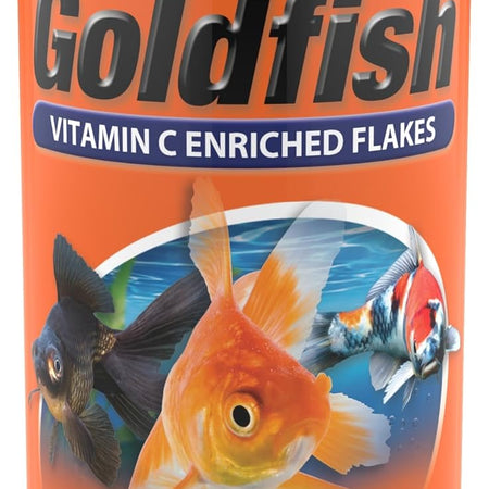 Tetra Goldfish Flakes, Nutritionally Balanced Diet For Aquarium Fish, Vitamin C Enriched Flakes, 7.06 oz