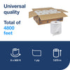 Tork Hand Towel Roll, Natural, Universal, H80, Extra Large, 100% Recycled, 1-Ply, 6 Rolls x 1000 ft, 8031000