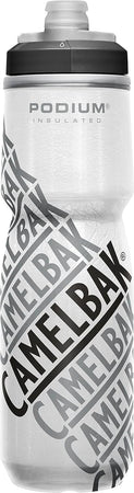 CamelBak Podium Chill Bike Insulated Squeeze Water Bottle Fiery Red/White, 24oz