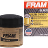 FRAM Ultra Synthetic Automotive Replacement Oil Filter, Designed for Synthetic Oil Changes Lasting up to 20k Miles, XG3614 with SureGrip (Pack of 2)