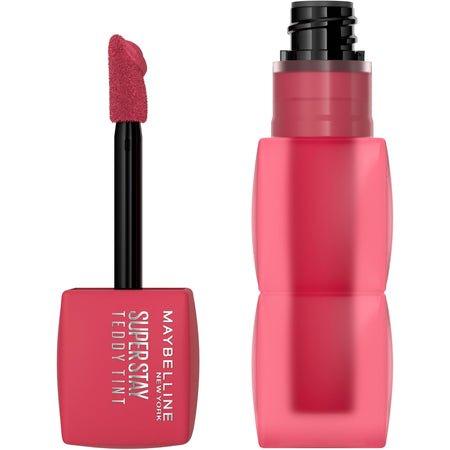 MAYBELLINE Super Stay Teddy Lip Tint, Long Lasting Matte Lipstick for Up To 12HR Wear, Ribbon Tied, 1 Count