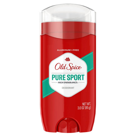 Old Spice Aluminum Free Deodorant For Men, High Endurance, 24/7 Sweat Defense & Odor Protection, 24/7 Freshness & Lasting Scent, Pure Sport Scent, 2.25 oz
