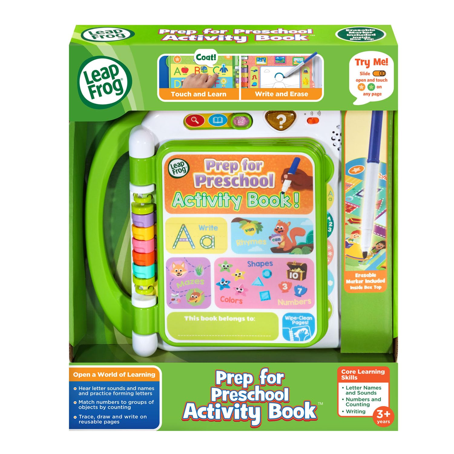 LeapFrog Violet and Friends Prep for Preschool Activity Book, Pink