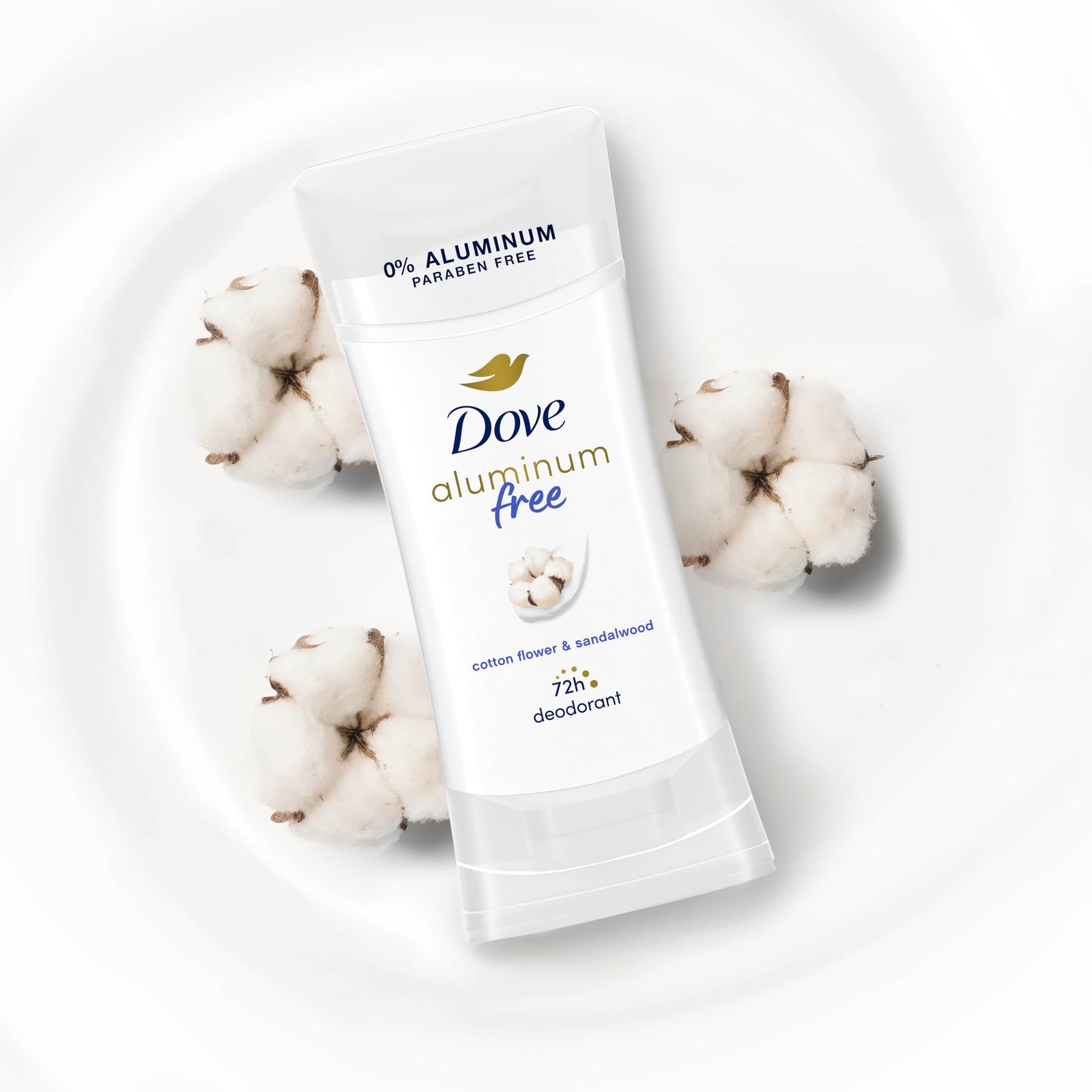 Dove Aluminum Free Deodorant for Women 3 Count Coconut and Pink Jasmine 72 hour odor protection 2.6 oz