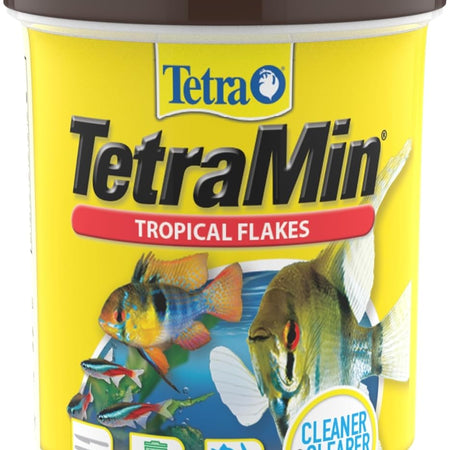 TetraMin Nutritionally Balanced Tropical Flake Food for Tropical Fish, 7.06 oz (pack of 1)