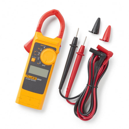 Fluke-301D/ESP, 600A AC/DC Clamp Meter with Slim Body and Thin Jaw Arm
