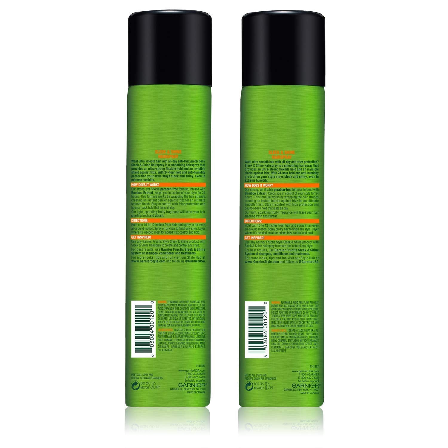 Garnier Fructis Style Sleek & Shine Anti-Humidity Hairspray - 8.25 Oz