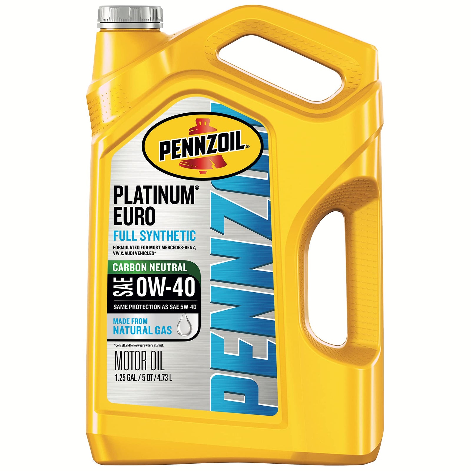 Pennzoil Platinum Euro L Full Synthetic 5W-30 Motor Oil, 5 Quart (3 Pack)