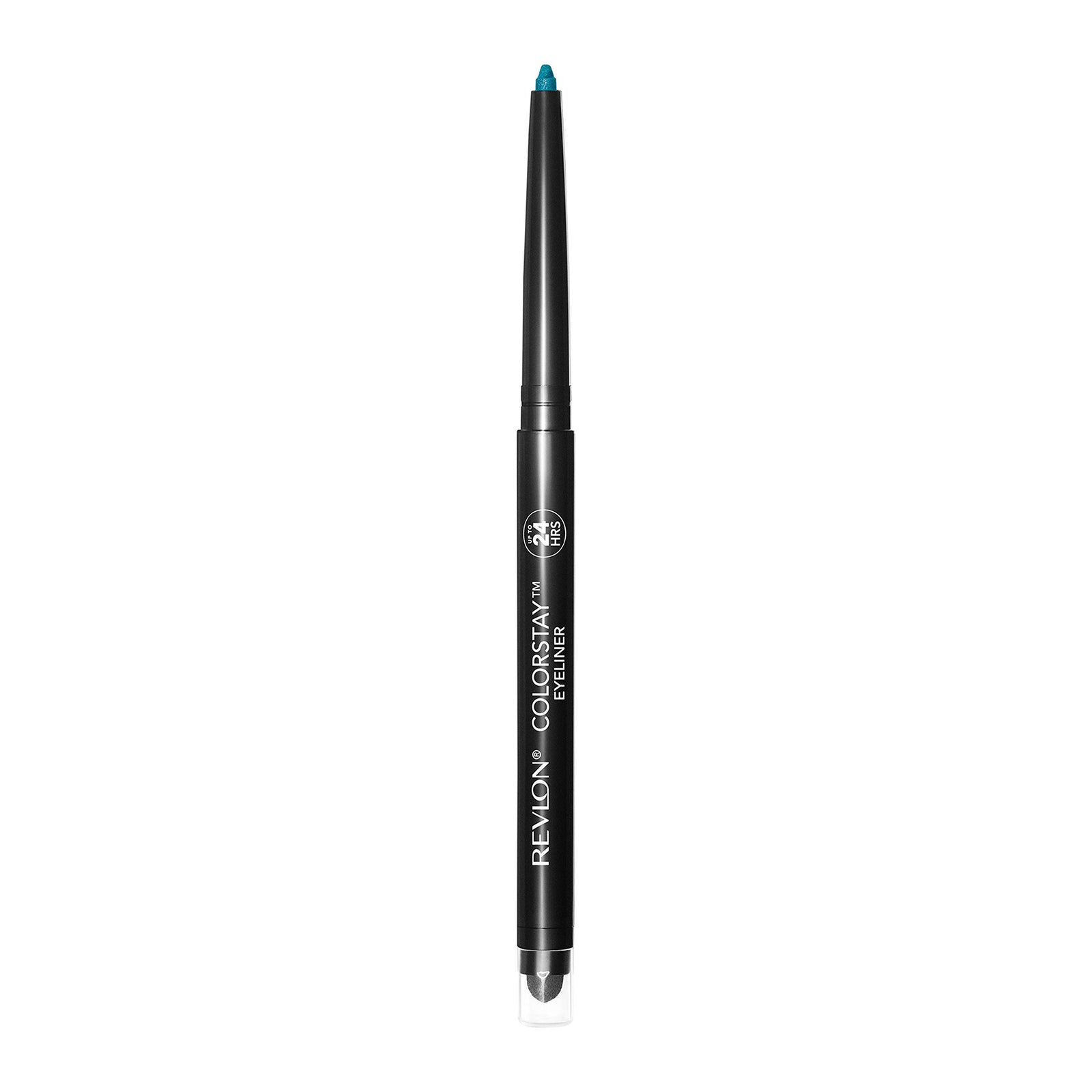 Revlon ColorStay Pencil Waterproof Eyeliner, Smudge-Proof, Eye Makeup with Built-In Sharpener, Stocking Stuffer for Women, 201 Black, 0.01 oz