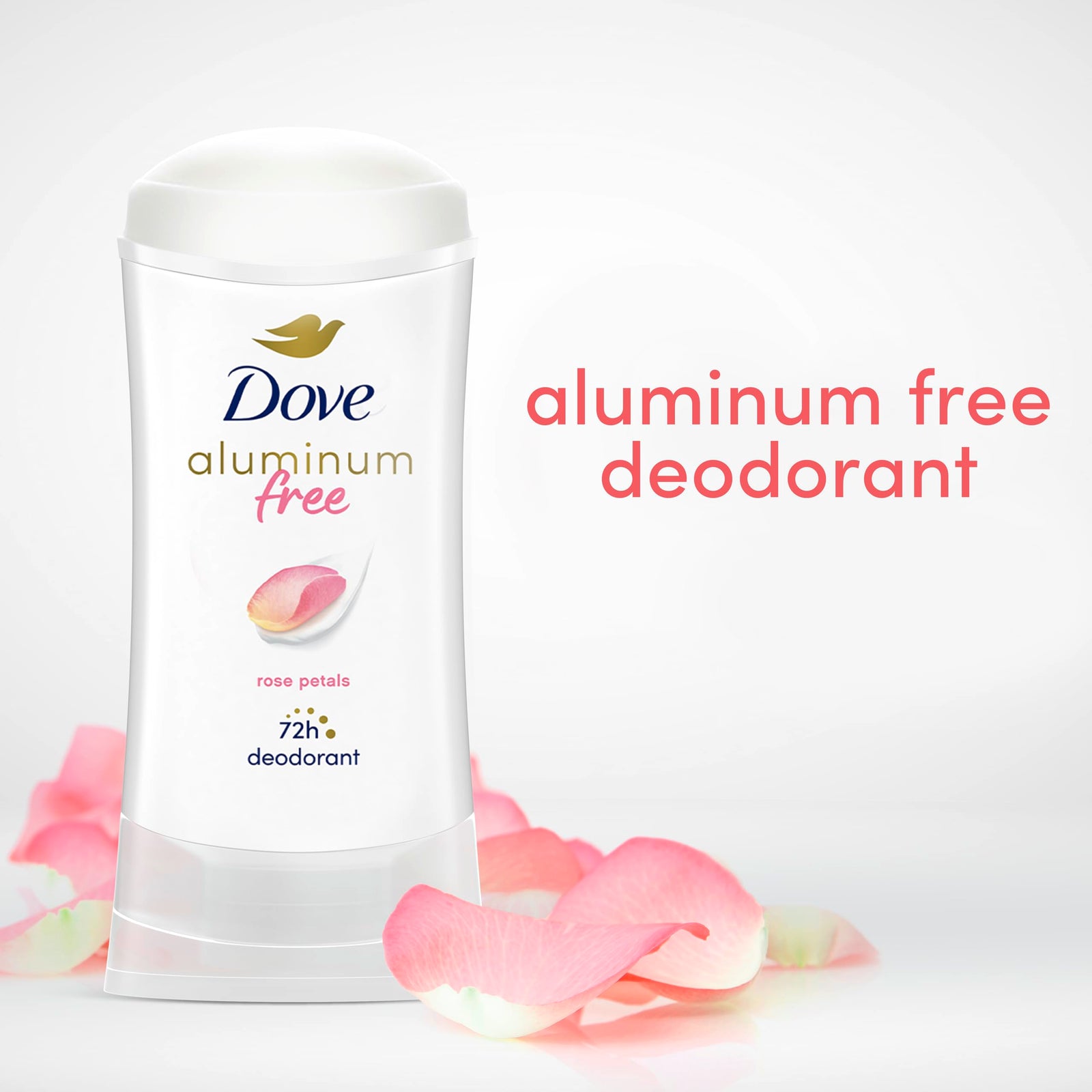Dove Aluminum Free Deodorant for Women 3 Count Coconut and Pink Jasmine 72 hour odor protection 2.6 oz