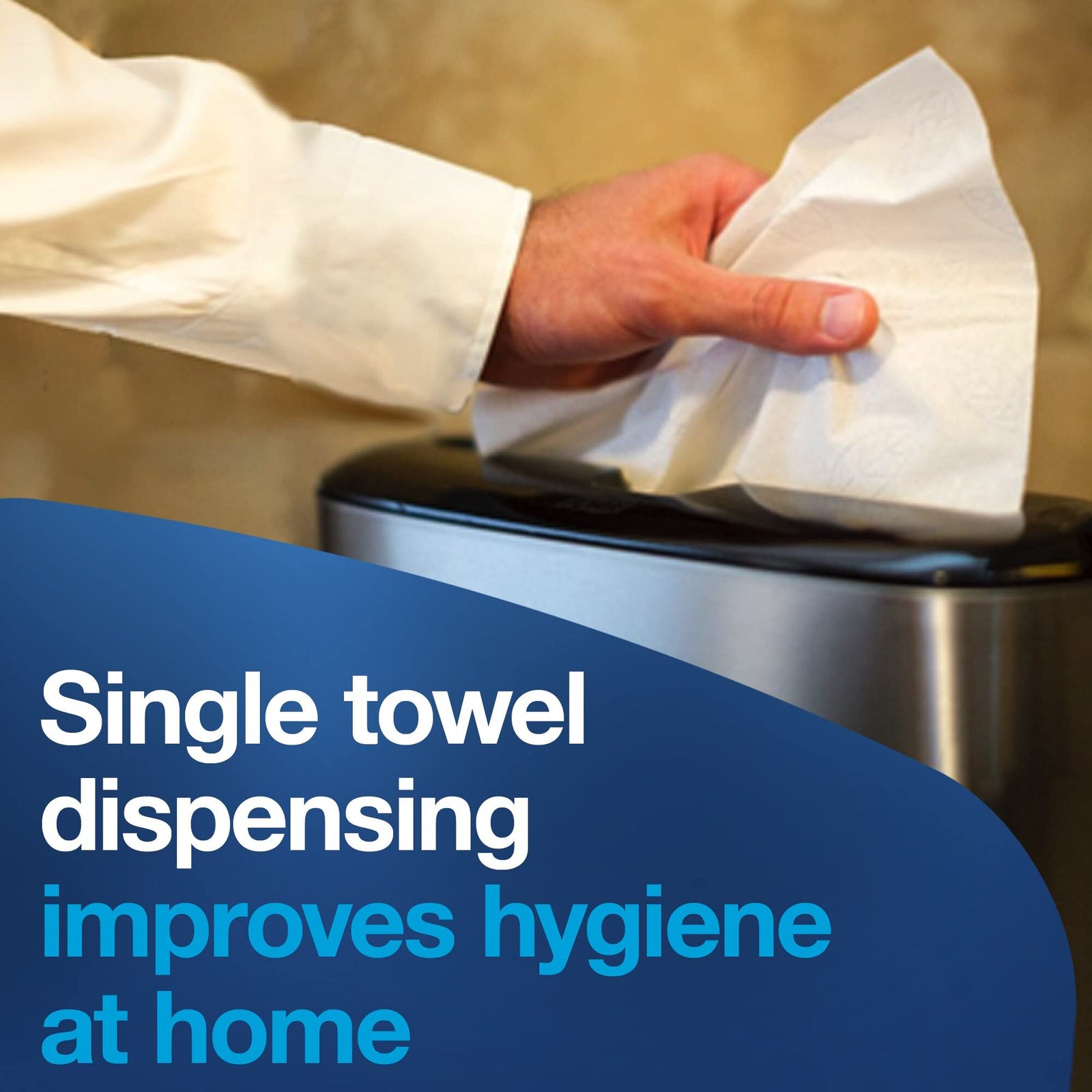 Tork Xpress Paper Towel Dispenser and Tork Multifold Hand Towel Natural H2