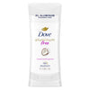 Dove Aluminum Free Deodorant for Women 3 Count Coconut and Pink Jasmine 72 hour odor protection 2.6 oz