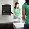 Tork Paper Hand Towel Roll Lever Dispenser Smoke H21, High-Capacity, 83TR