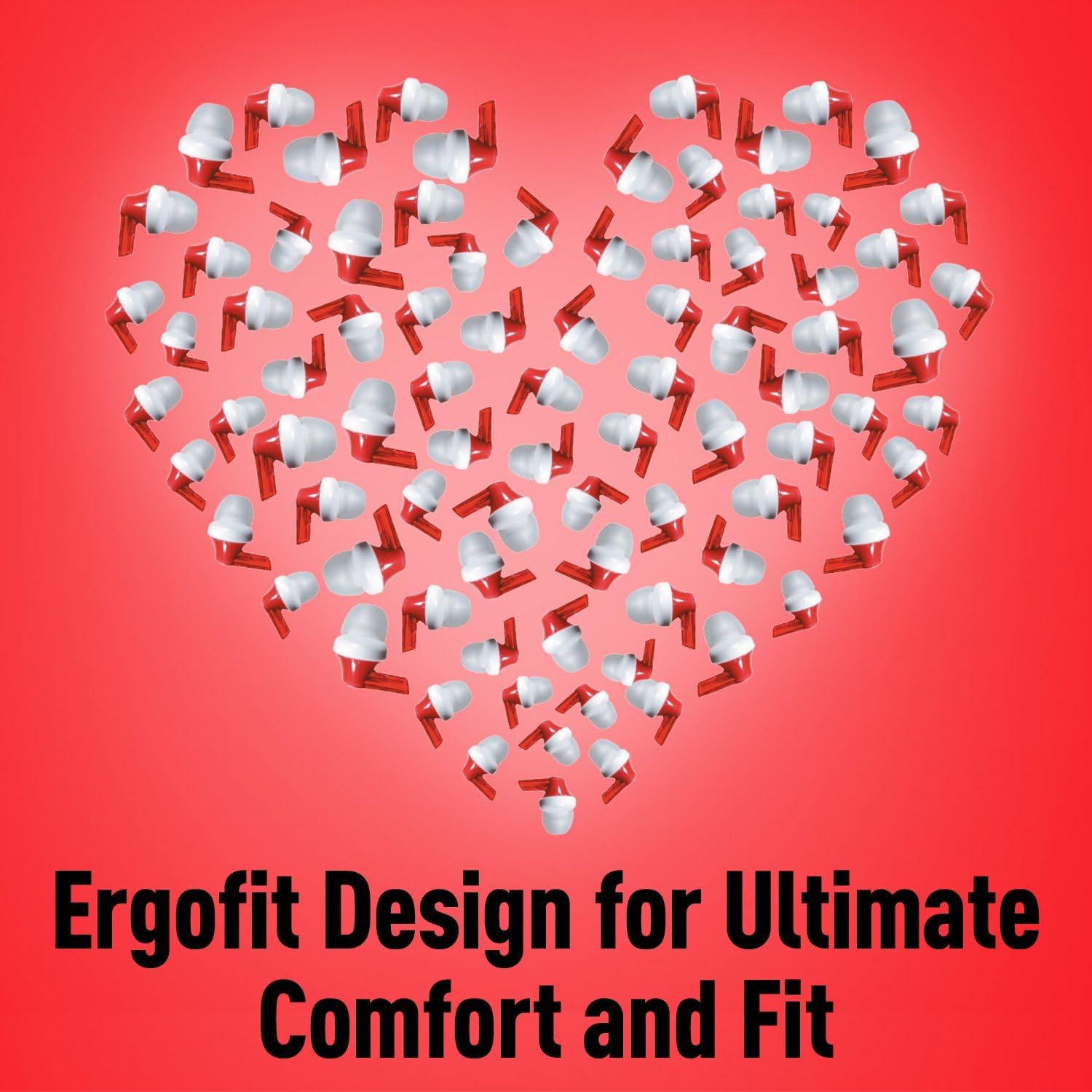 Panasonic ErgoFit Wired Earbuds, 3.5mm Jack In-Ear Headphones Wired with Dynamic Crystal-Clear Sound and Soft Ergonomic Custom-Fit Earpieces (S/M/L), for Phones and Laptops - RP-HJE120-N (Rose Gold)