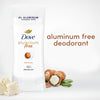 Dove Aluminum Free Deodorant for Women 3 Count Coconut and Pink Jasmine 72 hour odor protection 2.6 oz