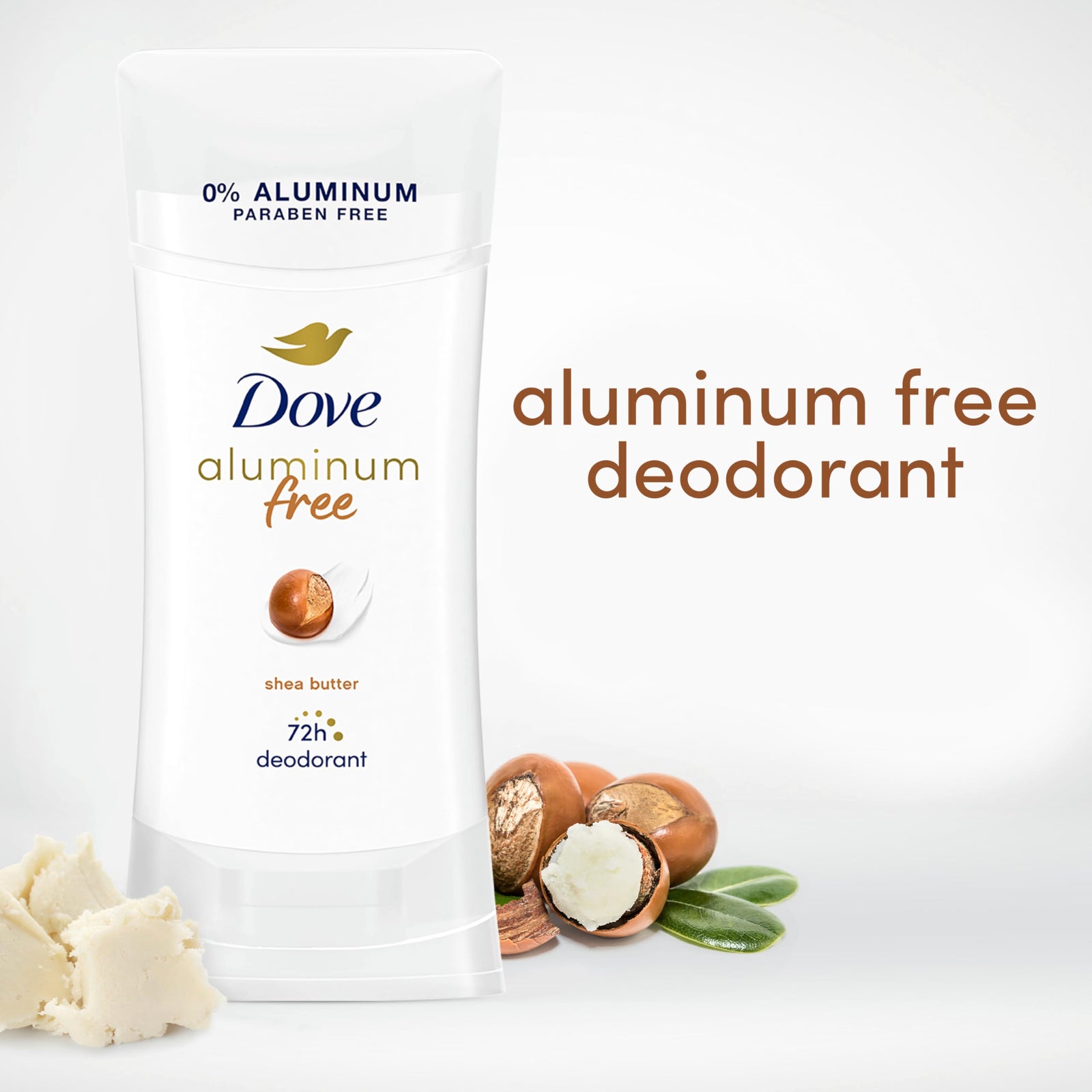 Dove Aluminum Free Deodorant for Women 3 Count Coconut and Pink Jasmine 72 hour odor protection 2.6 oz