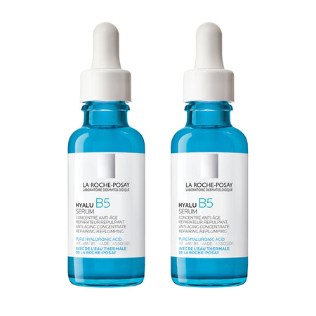 La Roche-Posay Hyalu B5 Pure Hyaluronic Acid Serum for Face, Vitamin B5 + Hyaluronic Acid + Madecassoside, Hydrating Serum Visibly Plumps Skin, Sensitive Skin Safe, Anti Aging, Oil-Free