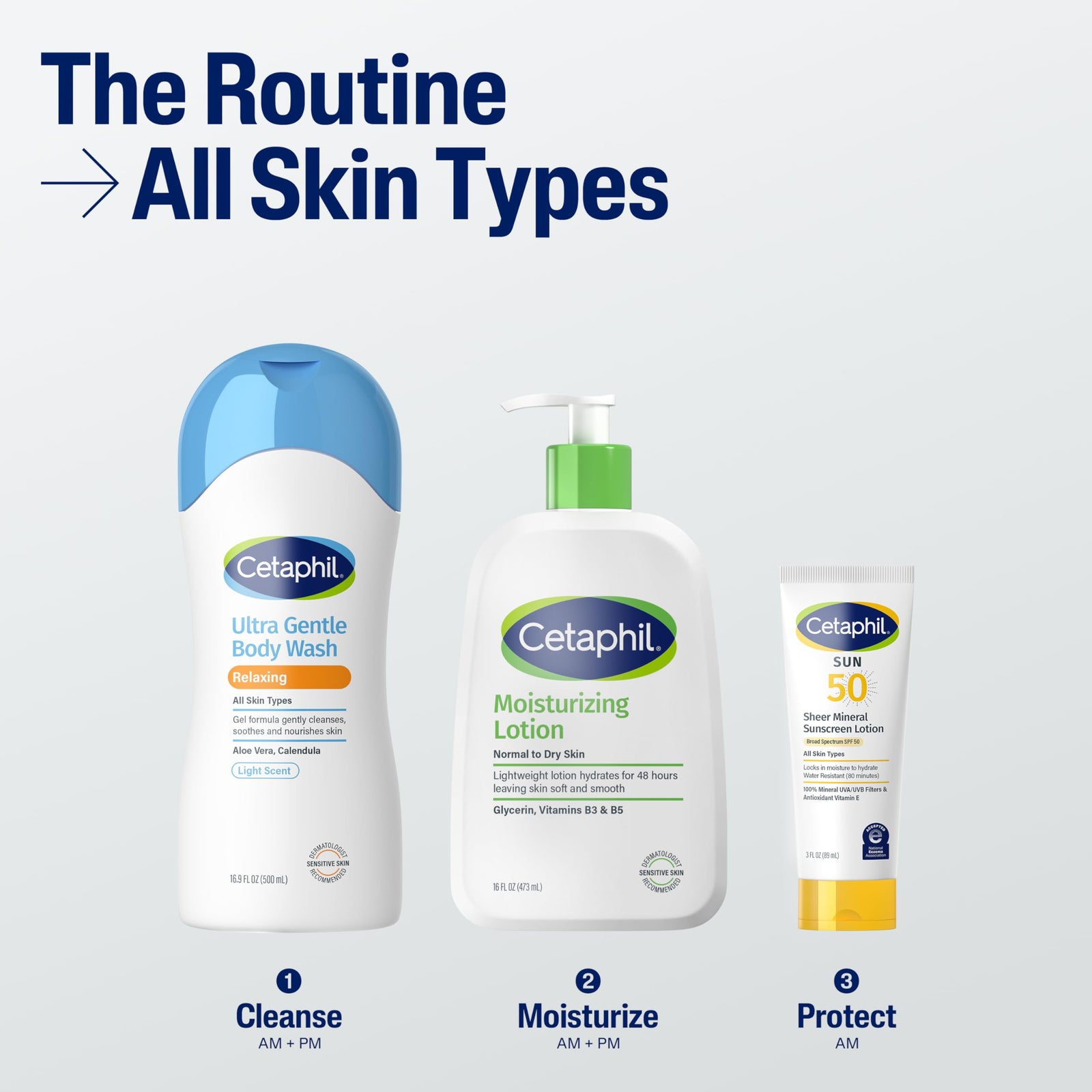 Cetaphil Ultra Gentle Refreshing Body Wash, For Dry to Normal, Sensitive Skin, 16.9oz, with Aloe Vera, Calendula, Vitamin B5, Hypoallergenic, Fragrance Free, Dermatologist Tested