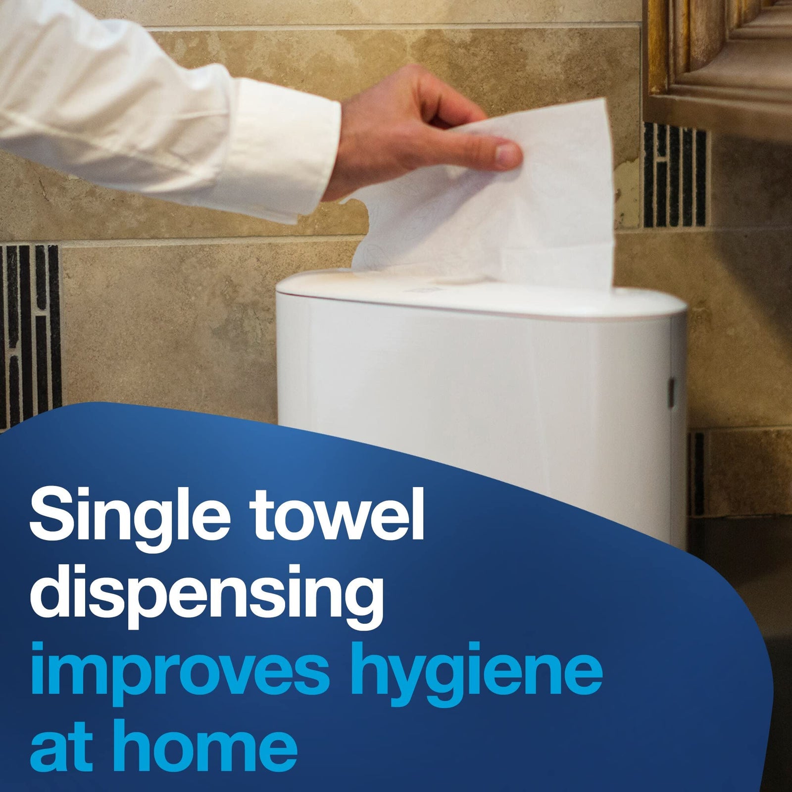 Tork Xpress Paper Towel Dispenser and Tork Multifold Hand Towel Natural H2