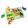 Melissa & Doug Safari Wooden Chunky Puzzle (8 pcs), Educational Screen Free Activity for Toddler, Preschoolers and Kids Ages 2+ - FSC Certified