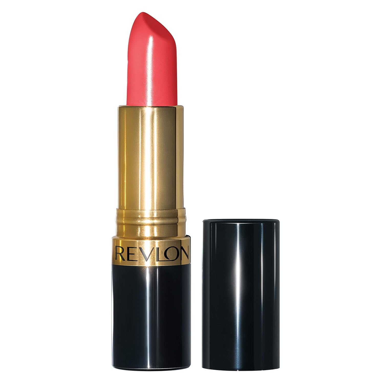 REVLON Super Lustrous Lipstick, High Impact Lipcolor with Moisturizing Creamy Formula, Infused with Vitamin E and Avocado Oil in Red/Coral, Extra Spicy (761) (Pack of 4)