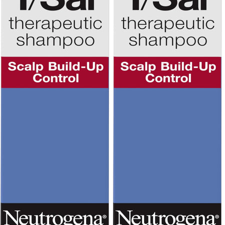 Neutrogena T/Sal Therapeutic Shampoo for Scalp Build-Up Control with Salicylic Acid, Scalp Treatment for Dandruff, Scalp Psoriasis & Seborrheic Dermatitis Relief, 4.5 fl. oz (Pack of 2)