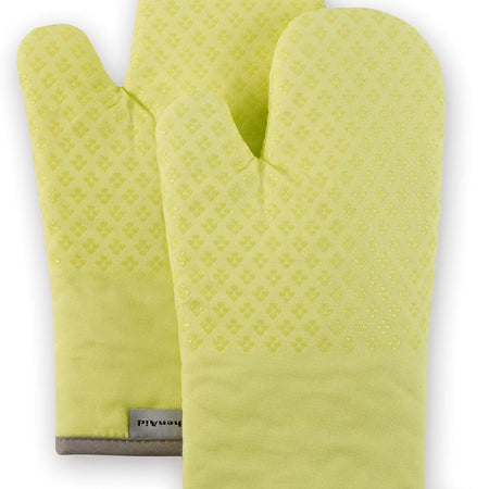 KitchenAid Asteroid Oven Mitt Set, 7"x12.5", Dark Green, 2 Piece