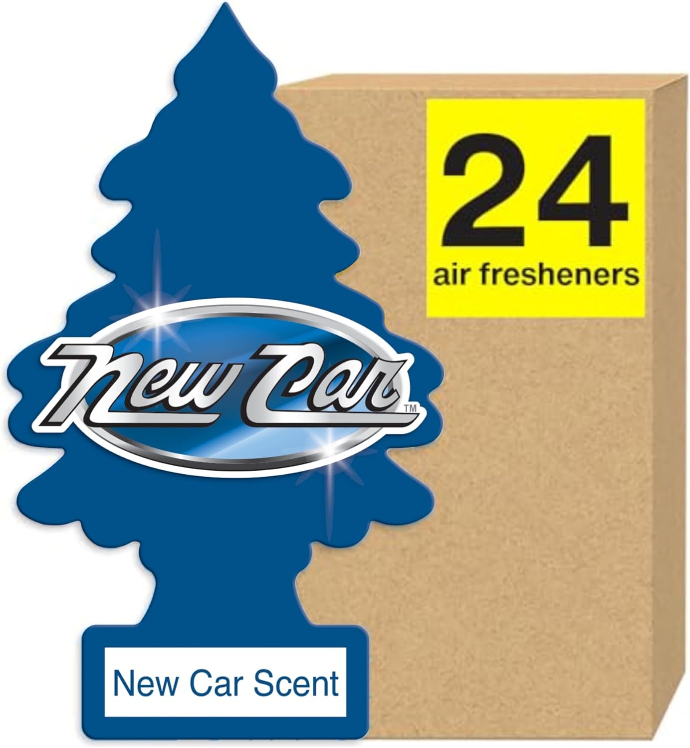 Little Trees Car Freshener New Car Scent (24 Pack)