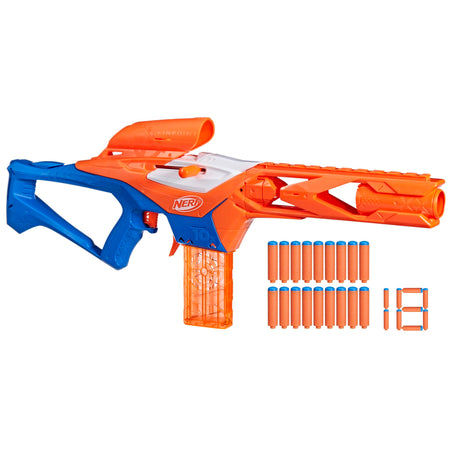 Nerf N Series Pinpoint Dart Blaster, 18 N1 Darts Compatible Only N Series Blasters, 10-Dart Clip, Blaster Gifts for Kids