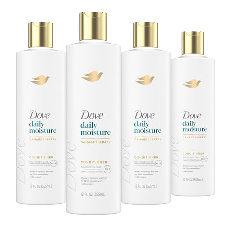 Dove Conditioner Daily Moisture for Dry Hair with Bio-Protein Care Technology and Hyaluronic Serum 28 Fl Oz
