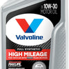 Valvoline Full Synthetic High Mileage with MaxLife Technology SAE 0W-20 Motor Oil 5 QT, Case of 3