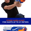 NERF Disruptor Elite Blaster - 6-Dart Rotating Drum, Slam Fire, Includes 6 Official Nerf Elite Darts - for Kids, Teens, Adults (Amazon Exclusive)