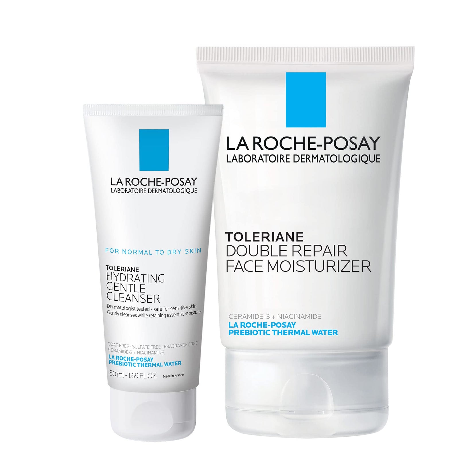 La Roche-Posay Toleriane Double Repair Face Moisturizer, Daily Moisturizer Face Cream with Ceramide & Niacinamide for All Skin Types, Immediate Comfort & Long Lasting Hydration, Fragrance Free