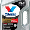 Valvoline Full Synthetic High Mileage with MaxLife Technology SAE 0W-20 Motor Oil 5 QT, Case of 3