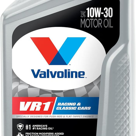 Valvoline VR1 Racing Synthetic SAE 10W-30 Motor Oil 1 QT, Case of 6