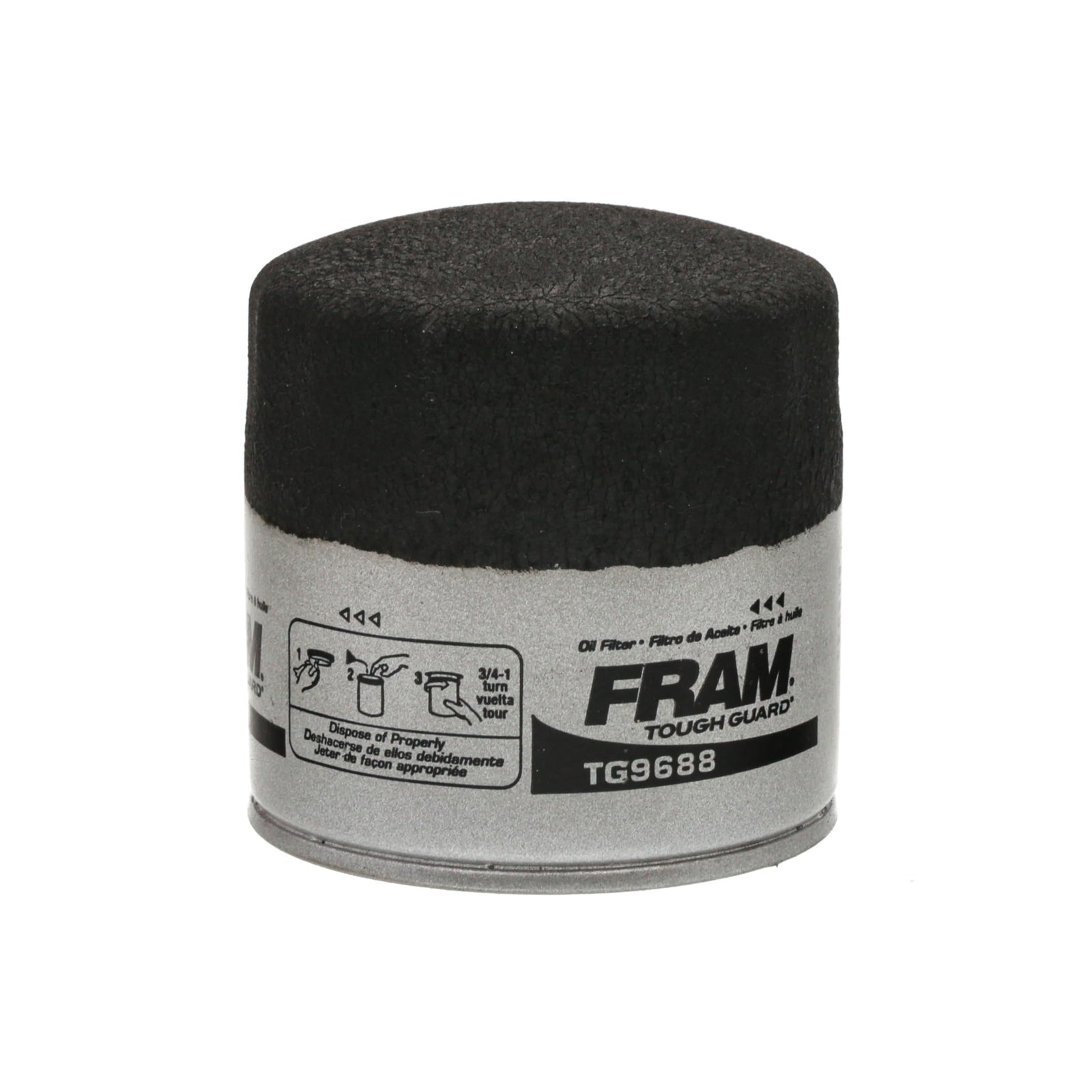 FRAM Extra Guard PH9688 10K Mile Change Automotive Replacement Interval Spin-On Engine Oil Filter for Select Vehicle Model Years, Vehicle Engine Protection Oil Filter for Everyday Drivers