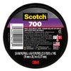 Scotch Vinyl 700 Electrical Tape, 1 Roll, Black, 3/4-in x 66-ft, General Purpose, Commercial Grade, Rated for Temperatures Up to 194-Degree, Highly Flexible, Stretchy & Conformable (700)