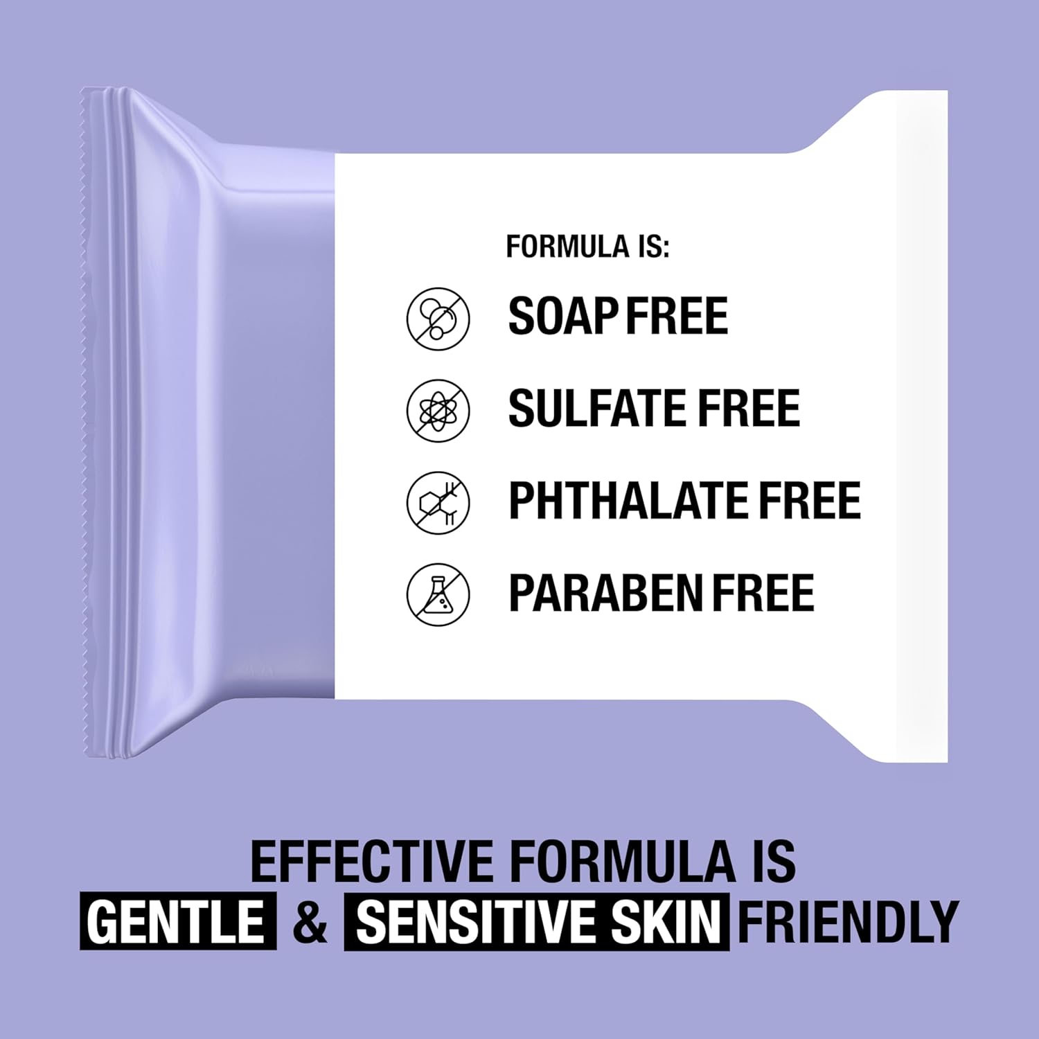 Neutrogena Night Calming Cleansing Makeup Remover Face Wipes, Nighttime Facial Towelettes to Remove Sweat, Dirt & makeup, Leaves Skin Feeling Calm, Alcohol-Free, 100% Plant Based Cloth, 25 ct