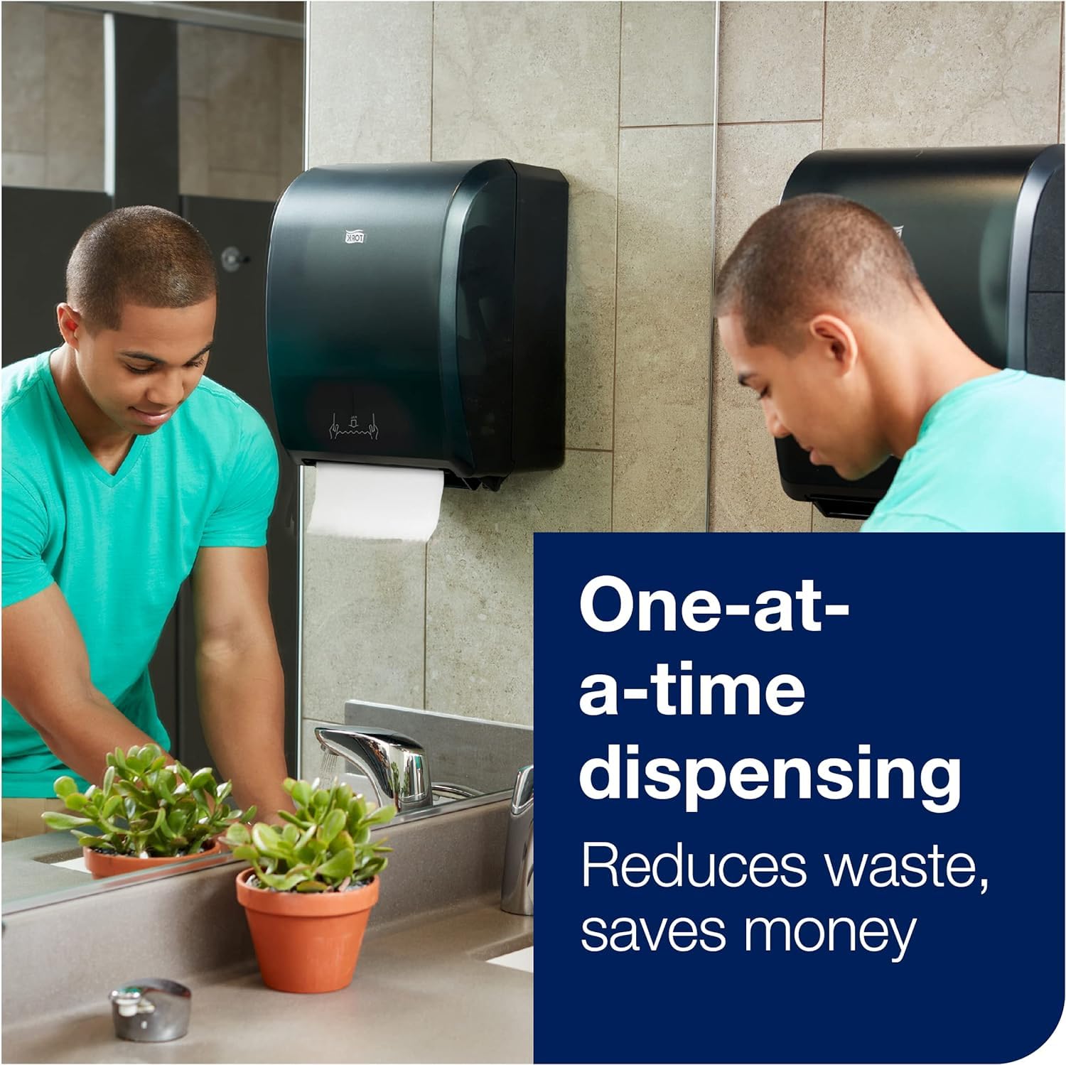 Tork Hand Towel Roll, Natural, Universal, H80, Extra Large, 100% Recycled, 1-Ply, 6 Rolls x 1000 ft, 8031000