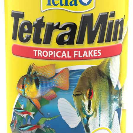 TetraMin Nutritionally Balanced Tropical Flake Food for Tropical Fish, 2.2 oz